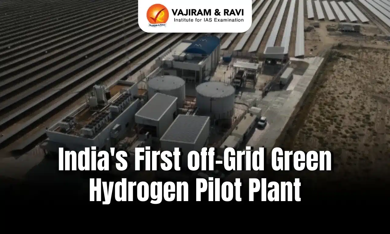 India Launches First Off‑Grid 5 MW Green Hydrogen Plant in Kutch