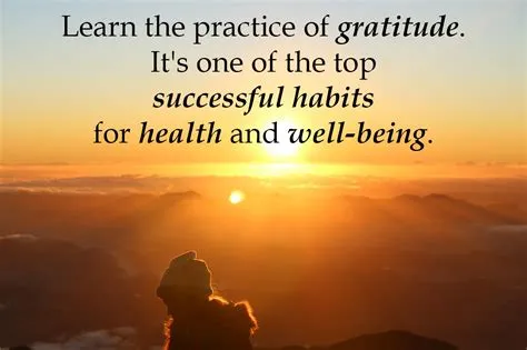 Learn the practice of gratitude