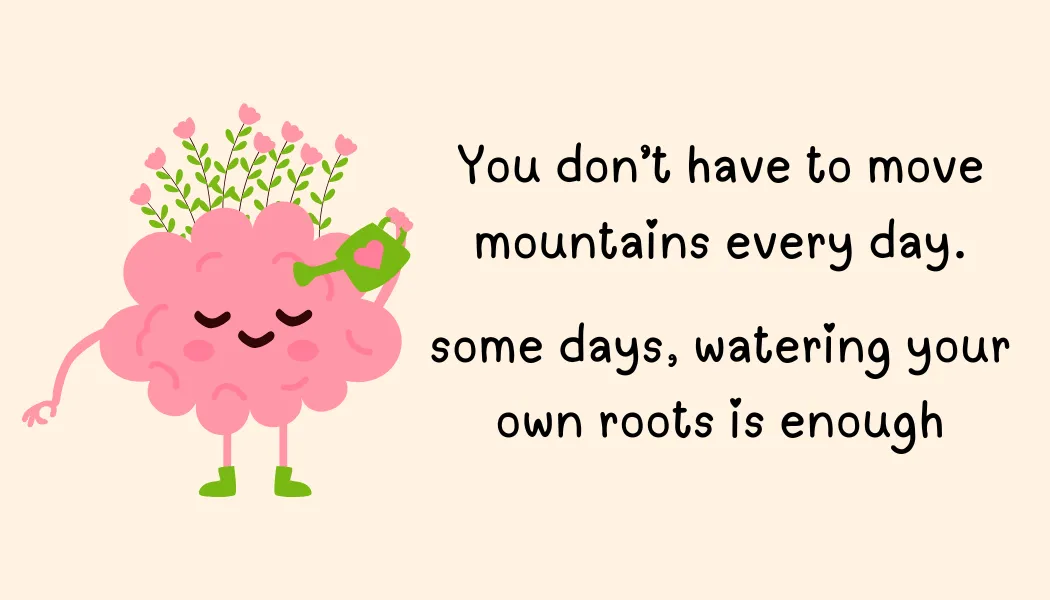 Watering Your Roots is Enough.
