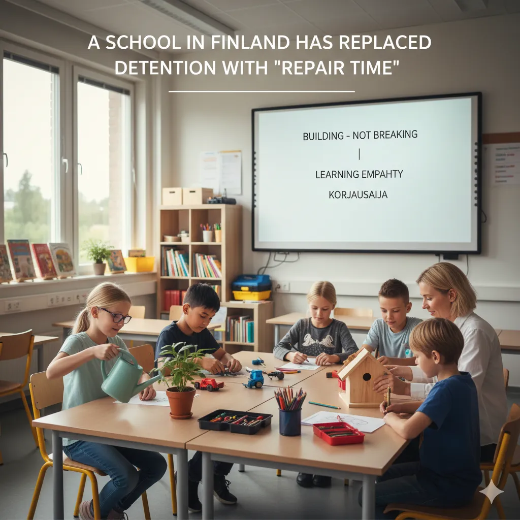 A School in Finland Has Replaced Detention with “Repair Time”