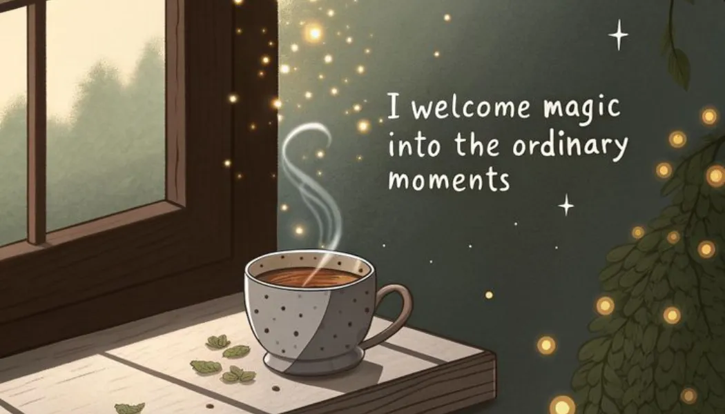 I Welcome Magic Into the Ordinary Moments